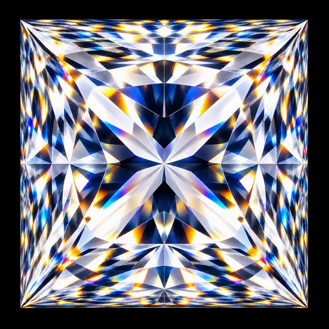 Princess Cut lab grown diamond